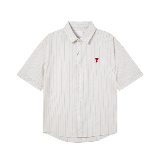 Striped Couple Shirts - Classic Matching Shirts