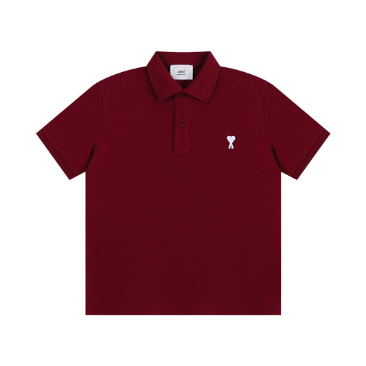 White-Heart Casual Polo Shirt