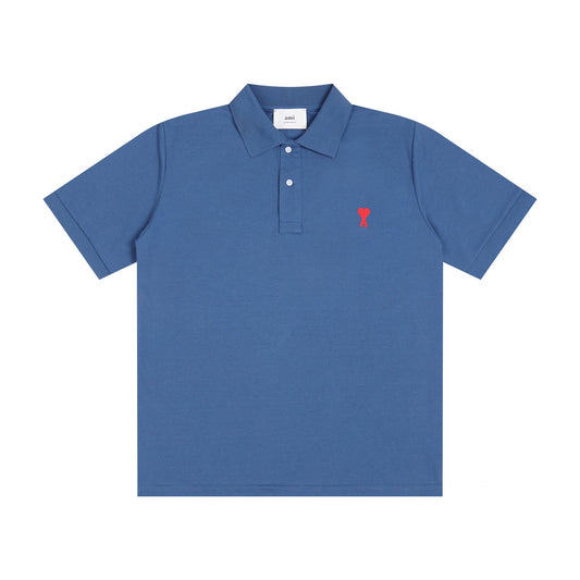 Red Heart Casual Polo Shirt