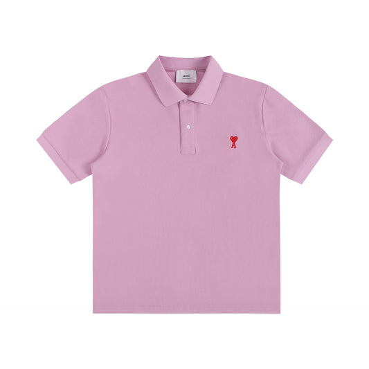 Red Heart Casual Polo Shirt