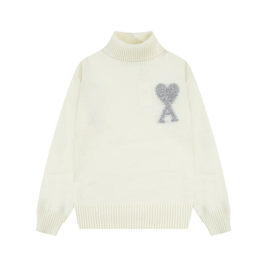 AMI PARIS Cotton and wool sweater